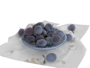 Blue plums 3D Model