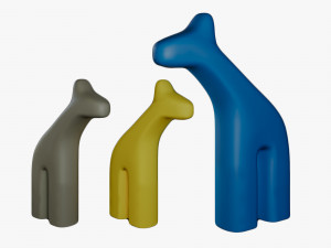 Decor SET RAFFA PLUST 3Dモデル