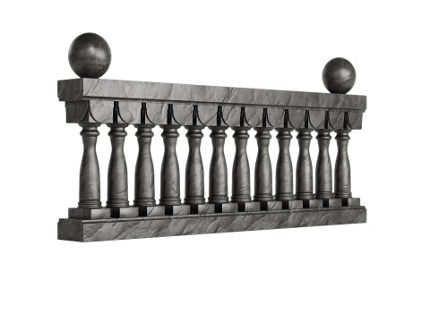 STONE RAILINGS 3D Model