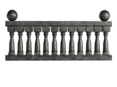 STONE RAILINGS 3D Model