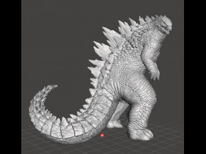 GODZILLA FIGURE MODEL CREATURE MONSTER KAIJU FAN ART Modèles 3D en vedette
