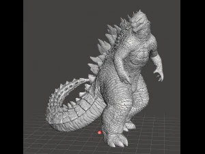 ФІГУРКА ГОДЗІЛЛА МОДЕЛЬ ІСТОТА МОНСТР КАЙДЗУ ФАН АРТ 3D Принт Модель