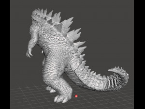 GODZILLA FIGURE MODEL CREATURE MONSTER KAIJU FAN ART Modèles 3D en vedette