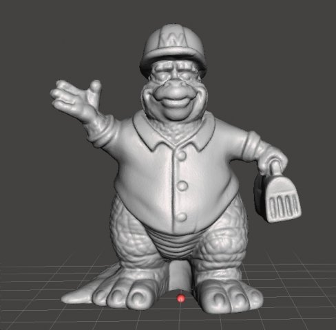DINOSAURS EARL SINCLAIR 1994 PVC PLASTIC FIGURE TOY PRINTABLE MODEL 3D-Druckmodell .c4d .max .obj .3ds .fbx .stl .blend 