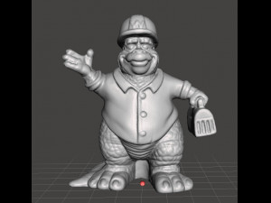 DINOSAURS EARL SINCLAIR 1994 PVC PLASTIC FIGURE TOY PRINTABLE MODEL 3D Print Model