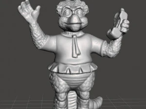 恐龙沙琳&middot;辛克莱 1994 年 PVC 塑料人物玩具可打印模型 3D 打印模型