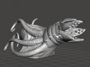 COSMIC HORROR DHOLE SQUID MONSTER MINIATURE MODEL FIGURE FOR FANTASY GAMES RPG 3D Print Model