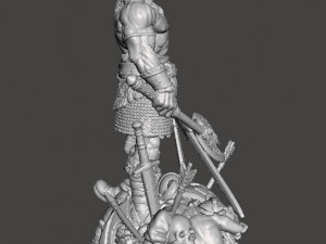 CONAN MINIATURE MODEL FIGURE FOR FANTASY GAMES RPG 3D PRINT 3D Print Model
