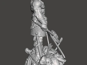 CONAN MINIATURE MODEL FIGURE FOR FANTASY GAMES RPG 3D PRINT 3D Print Model