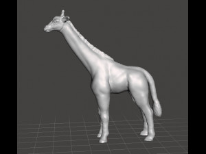 GIRAFFE FIGURE MODEL ANIMAL CREATURE WILDLIFE Modelo de Impressão 3D