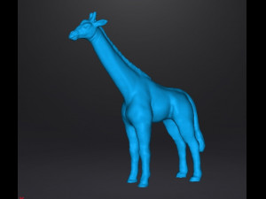 GIRAFFE FIGURE MODEL ANIMAL CREATURE WILDLIFE Modelo de Impressão 3D