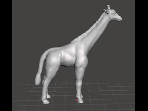 GIRAFFE FIGURE MODEL ANIMAL CREATURE WILDLIFE 3D Print Model