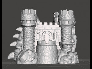 CASTLE GRAYSKULL MOTU FIGURE MODEL FANTASY ART 3D PRINT 3D Print Model