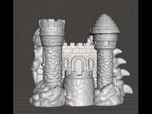 CASTLE GRAYSKULL MOTU FIGURE MODEL FANTASY ART 3D PRINT 3D Print Model