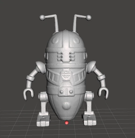 AIRGAM BOYS SPACE ROBOT VINTAGE FIGURE TOY 80s 3D PRINT 3D Print Model .c4d .max .obj .3ds .fbx .stl .blend 