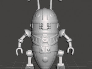 AIRGAM BOYS SPACE ROBOT VINTAGE FIGURE TOY 80s 3D PRINT 3D Print Model