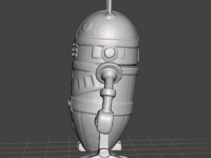 AIRGAM BOYS SPACE ROBOT VINTAGE FIGURE TOY 80s 3D PRINT Model do druku 3D
