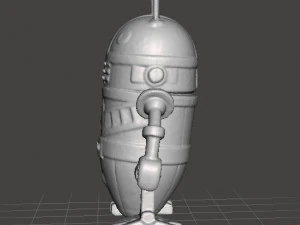 AIRGAM BOYS SPACE ROBOT VINTAGE FIGURE TOY 80s 3D PRINT 3D Print Model