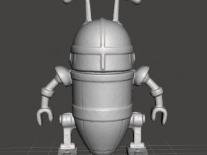 AIRGAM BOYS SPACE ROBOT VINTAGE FIGURE TOY 80s 3D PRINT Model do druku 3D