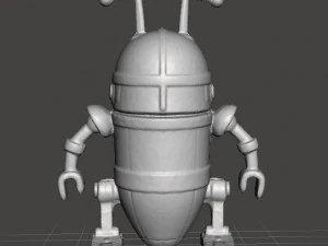 AIRGAM BOYS SPACE ROBOT VINTAGE FIGURE TOY 80s 3D PRINT 3D Print Model