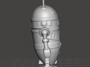 AIRGAM BOYS SPACE ROBOT VINTAGE FIGURE TOY 80s 3D PRINT Model do druku 3D