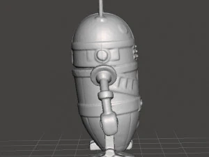 AIRGAM BOYS SPACE ROBOT VINTAGE FIGURE TOY 80s 3D PRINT 3D Print Model