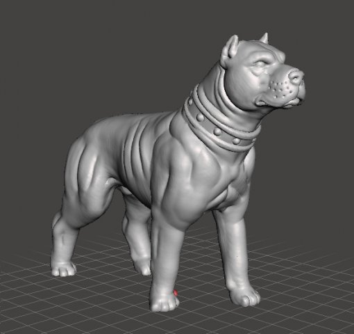 AMERICAN PITBULL FIGURE MODEL ANIMAL CREATURE WILDLIFE FIGURINE DOG LOVER Modèles 3D en vedette .c4d .max .obj .3ds .fbx .stl .blend 