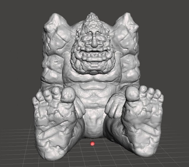 NEVERENDING STORY ROCK BITER PYORNKRACHZARK FIGURE MODEL CREATURE FIGURINE DND 3D प्रिंट मॉडल .c4d .max .obj .3ds .fbx .stl .blend