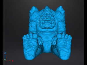 NEVERENDING STORY ROCK BITER PYORNKRACHZARK FIGURE MODEL CREATURE FIGURINE DND 3D प्रिंट मॉडल