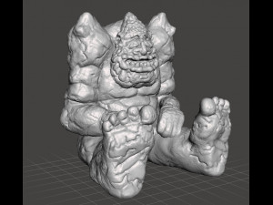 NEVERENDING STORY ROCK BITER PYORNKRACHZARK FIGURE MODEL CREATURE FIGURINE DND 3D प्रिंट मॉडल