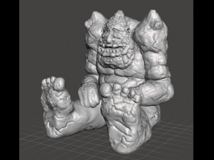NEVERENDING STORY ROCK BITER PYORNKRACHZARK FIGURE MODEL CREATURE FIGURINE DND 3D प्रिंट मॉडल