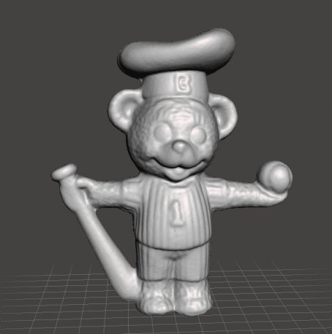 BIMBO CHEF BEAR BASEBALL PLAYER VINTAGE FIGURE MODEL TOY GASHAPON 80s 3D Print Model .c4d .max .obj .3ds .fbx .stl .blend 