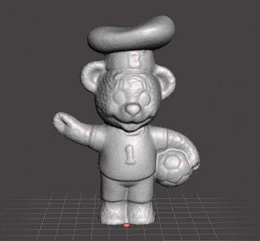 BIMBO CHEF BEAR SOCCER PLAYER VINTAGE FIGURE MODEL TOY GASHAPON 80s 3D 打印模型 .c4d .max .obj .3ds .fbx .stl .blend 