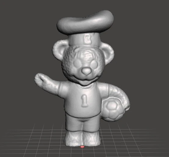 BIMBO CHEF BEAR SOCCER PLAYER VINTAGE FIGURE MODEL TOY GASHAPON 80s 3D Print Model .c4d .max .obj .3ds .fbx .stl .blend 
