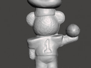 BIMBO CHEF BEAR FOOTBALL PLAYER VINTAGE FIGURE MODEL TOY GASHAPON 80s Modelo de impresión 3D