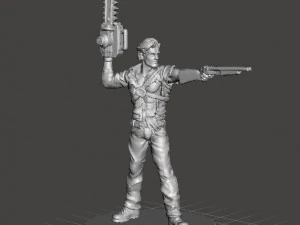 МИНИАТЮРНАЯ МОДЕЛЬ ASH WILLIAMS SURVIVOR ДЛЯ ФЭНТЕЗИ-ИГР DnD RPG 3D Принт Модель
