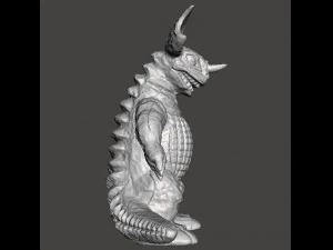 BARAGON 70S VINTAGE TOY FIGURE MODEL FOR KIDS KAIJU 3D Print Model