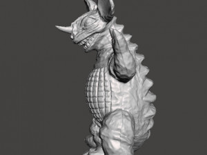BARAGON 70S VINTAGE TOY FIGURE MODEL FOR KIDS KAIJU 3D Print Model