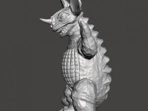 BARAGON 70S VINTAGE TOY FIGURE MODEL FOR KIDS KAIJU 3D Print Model