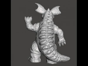 BARAGON 70S VINTAGE TOY FIGURE MODEL FOR KIDS KAIJU 3D Print Model