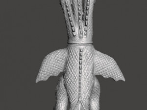 KING GHIDORAH 70S VINTAGE TOY FIGURE MODEL KAIJU MONSTER Modello di stampa 3D