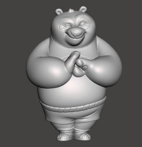 Kung fu panda po toy 2025