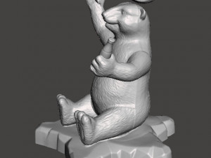 COCA COLA COKE POLAR BEAR WITH STAR PROMOTIONAL FIGURE MODEL ANIMAL NEW YEAR 90s Modelo de Impressão 3D