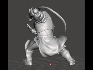 FULLMETAL ALCHEMIST ALPHONSE ELRIC MINIATURE MODEL FOR GAMES DnD RPG 3D Baskı Modeli