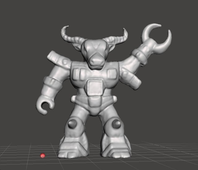 Roaming Buffalo Battlebeasts 1987 pvc figure miniature plastic toy 3D Принт Модель .c4d .max .obj .3ds .fbx .stl .blend