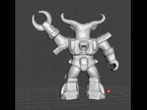 Roaming Buffalo Battlebeasts 1987 pvc figure miniature plastic toy 3D Принт Модель