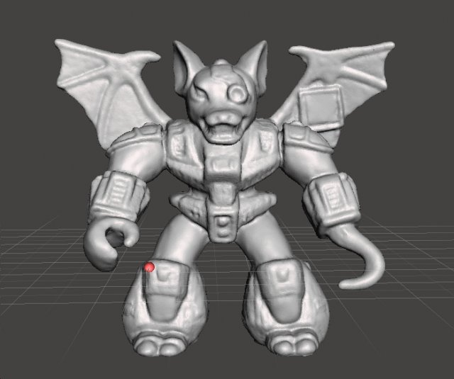 Battlebeasts Bat 1987 pvc figure miniature plastic toy 3D 打印模型 .c4d .max .obj .3ds .fbx .stl .blend