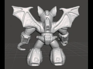Battlebeasts Bat 1987 pvc figure miniature plastic toy 3D Print Model