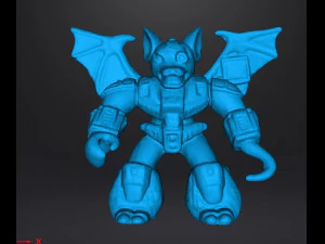 Battlebeasts Bat 1987 pvc figure miniature plastic toy 3D Print Model