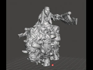 МИНИАТЮРНАЯ МОДЕЛЬ ЖЕНЩИНЫ-ГНОВА НА ФАНТЕЗИ-ИГРАХ DND И RPG 3D Принт Модель